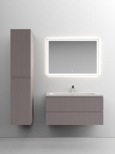 Тумба под раковину Sancos SNOB T SNT100SM 100х45х50 подвесная цвет бежевый - фото 2